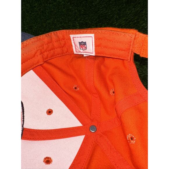 Chicago Bears Hat Cap Strap Back Mens Blue Orange NFL Football Dad Hat - Picture 5 of 7